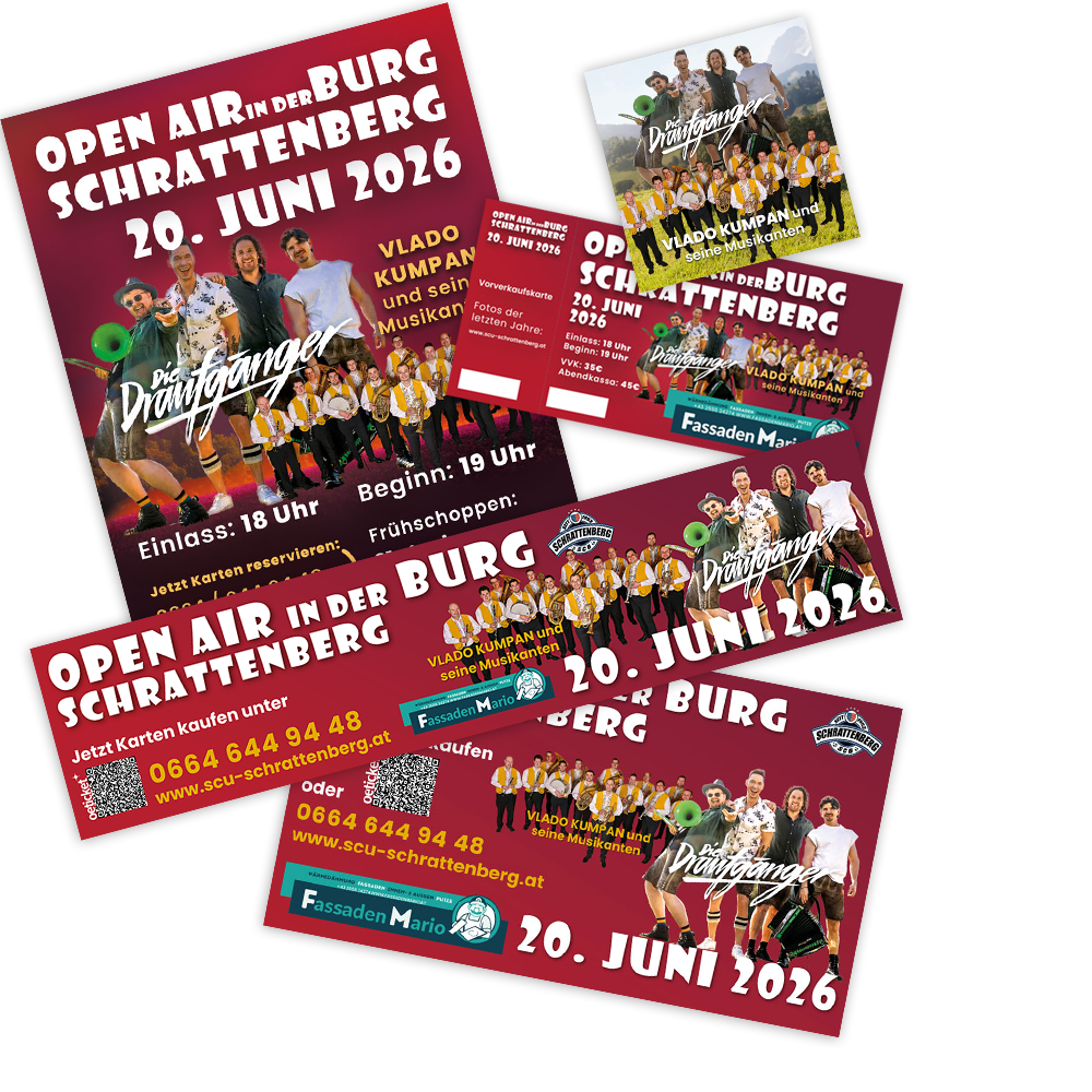 Grafiken für Event des Sportverein Schrattenberg