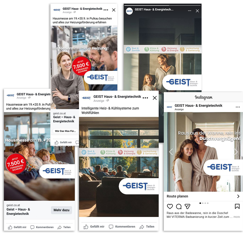 Social Media Anzeigen Betreuung in Mistelbach